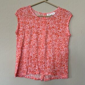 Sigrid Olsen 100% linen top size S